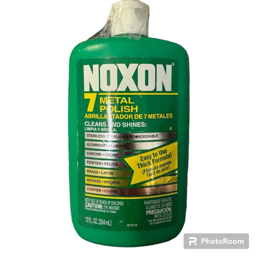 Noxon 7 Metal Polish Cleans & Shine 12 fl oz Thick Formula